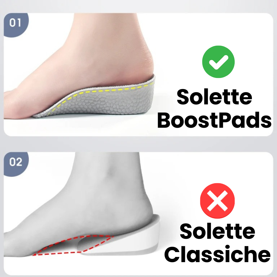 BOOSTPADS 2.0 - SOLETTE ERGONOMICHE RIALZANTI