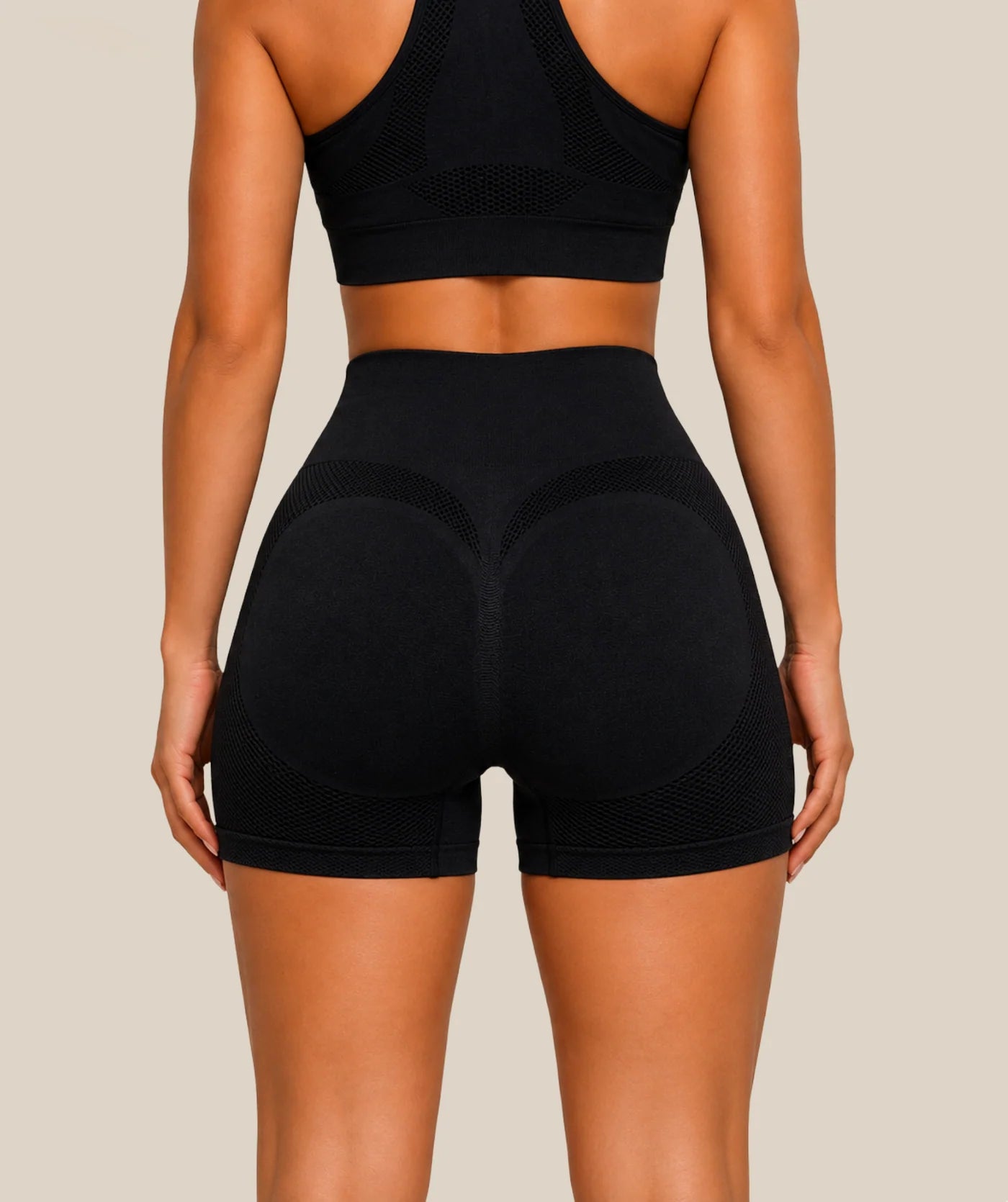 Leggins Shorts Seamless · Vita alta · Effetto push-up