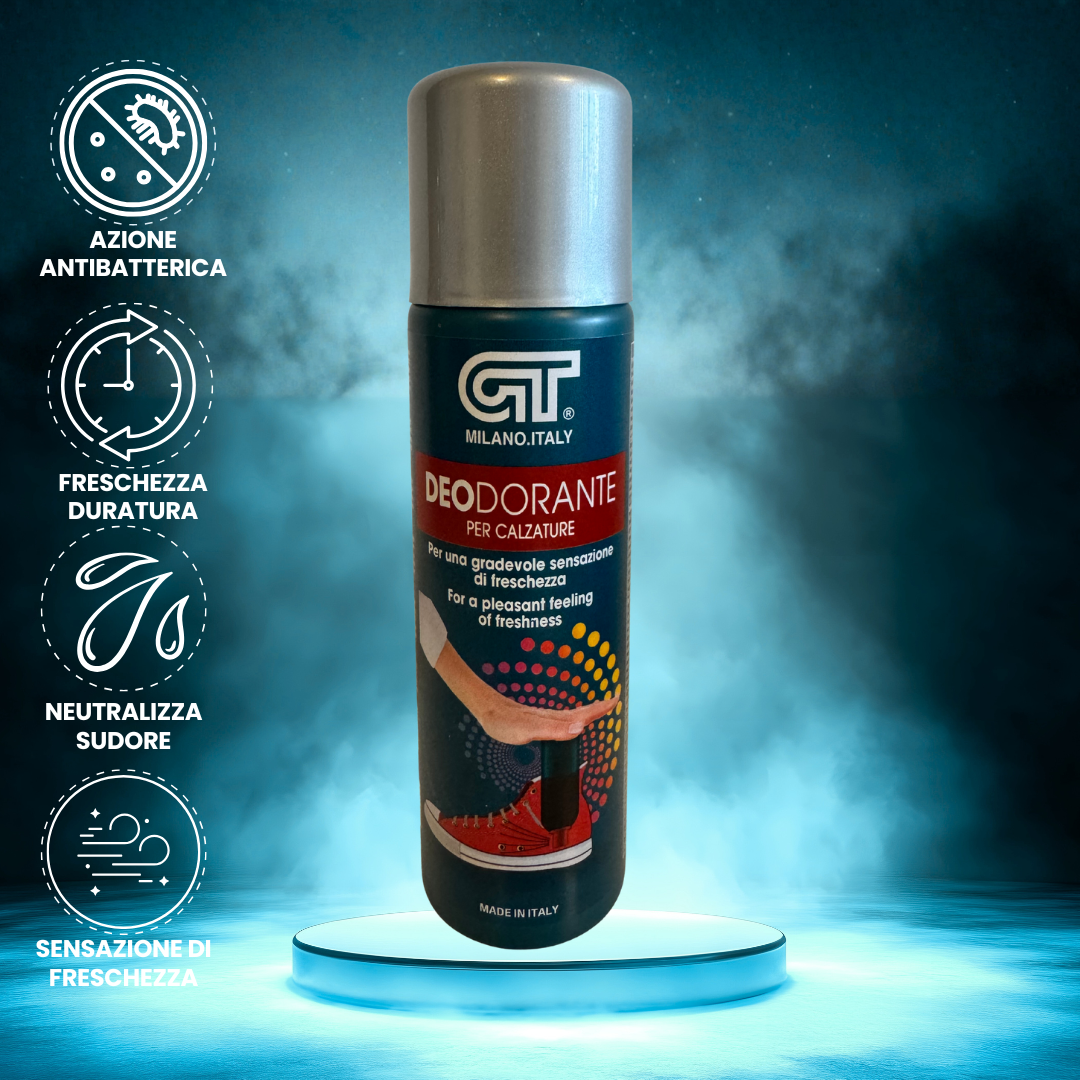 Deodorante Spray Anti-Odore & Antibatterico per Scarpe (Made in Italy🇮🇹)