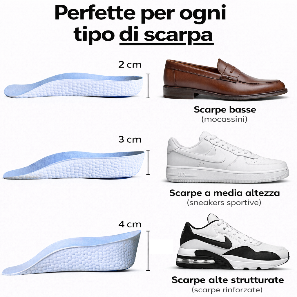 BOOSTPADS 2.0 - SOLETTE ERGONOMICHE RIALZANTI